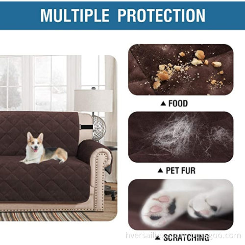 Sofa Slipcover antypoślizgowa aksamitna pluszowa ochraniacz na fotel